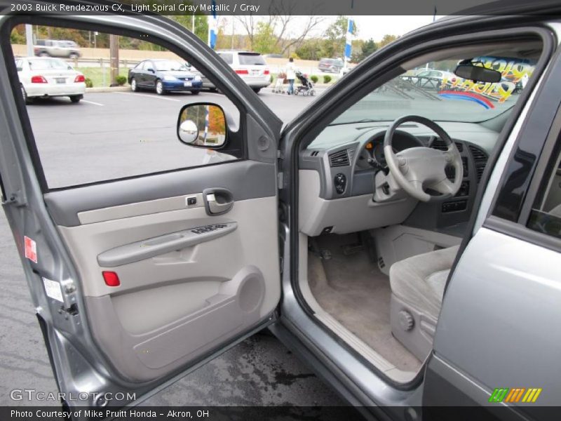  2003 Rendezvous CX Gray Interior