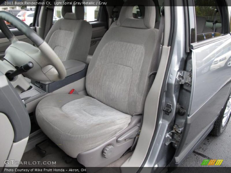  2003 Rendezvous CX Gray Interior