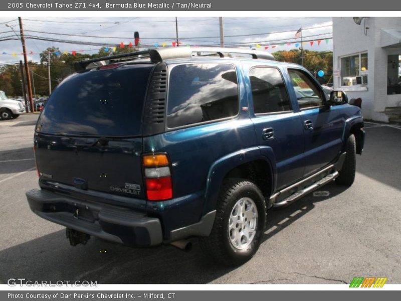 Bermuda Blue Metallic / Tan/Neutral 2005 Chevrolet Tahoe Z71 4x4