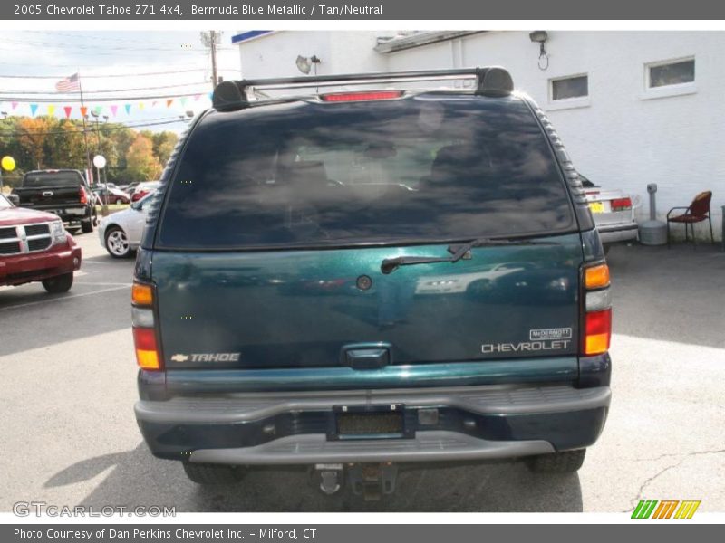 Bermuda Blue Metallic / Tan/Neutral 2005 Chevrolet Tahoe Z71 4x4