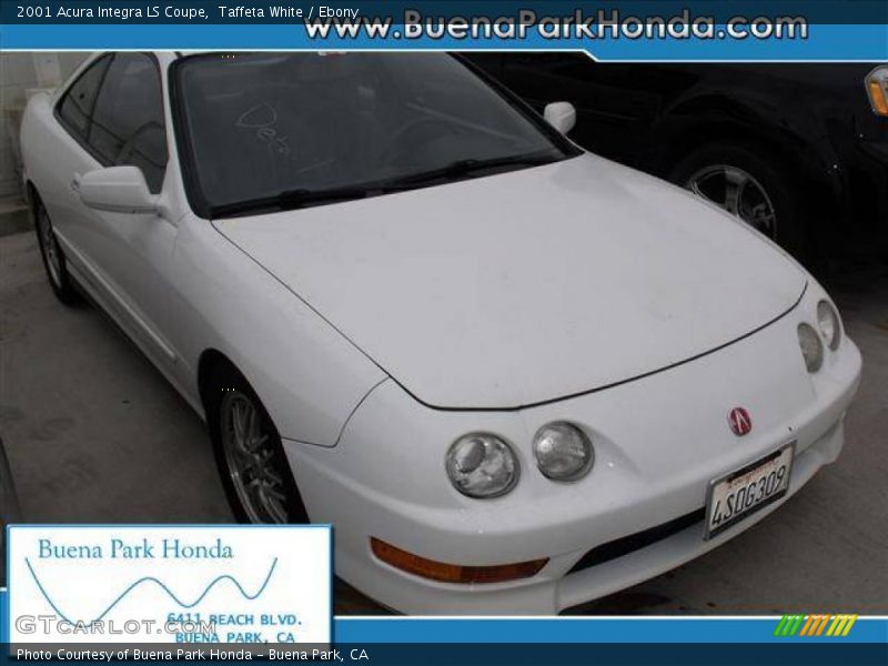 Taffeta White / Ebony 2001 Acura Integra LS Coupe