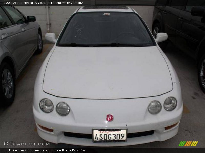 Taffeta White / Ebony 2001 Acura Integra LS Coupe
