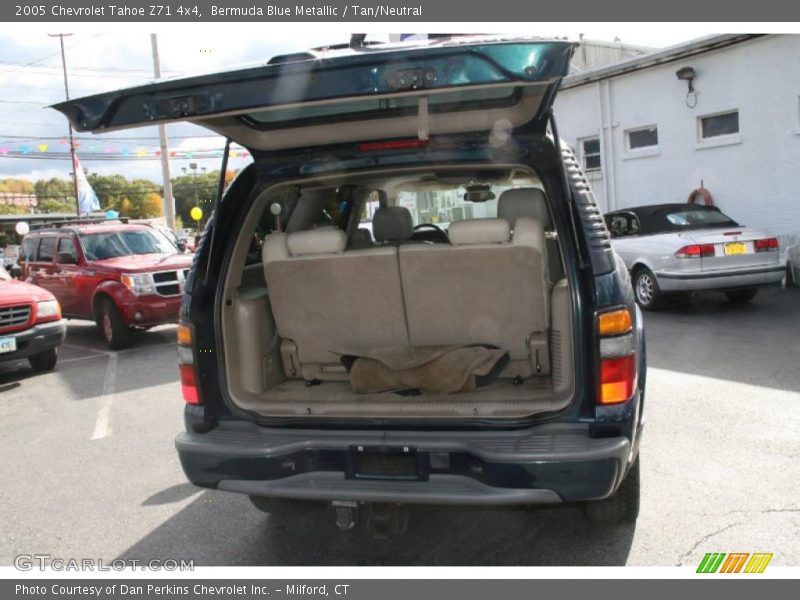 Bermuda Blue Metallic / Tan/Neutral 2005 Chevrolet Tahoe Z71 4x4