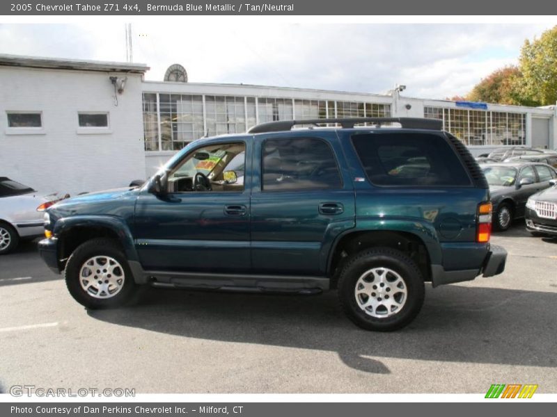 Bermuda Blue Metallic / Tan/Neutral 2005 Chevrolet Tahoe Z71 4x4