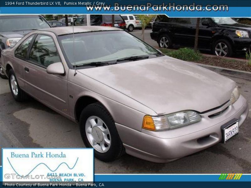 Pumice Metallic / Grey 1994 Ford Thunderbird LX V8