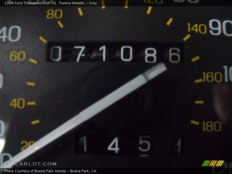 Pumice Metallic / Grey 1994 Ford Thunderbird LX V8