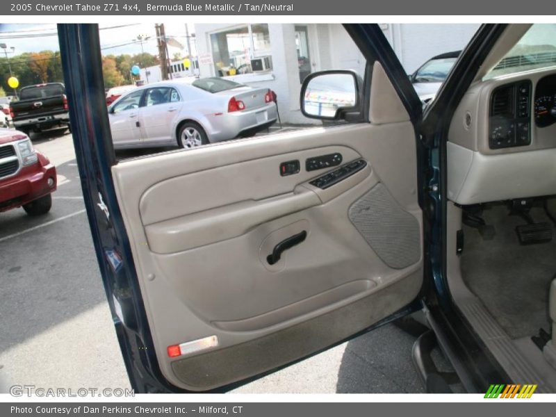 Bermuda Blue Metallic / Tan/Neutral 2005 Chevrolet Tahoe Z71 4x4