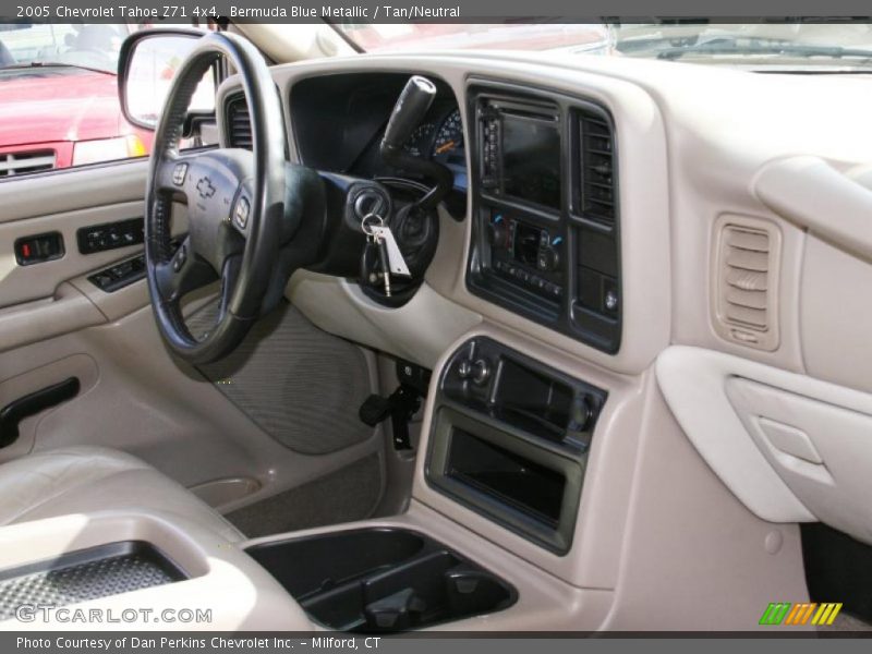 Bermuda Blue Metallic / Tan/Neutral 2005 Chevrolet Tahoe Z71 4x4