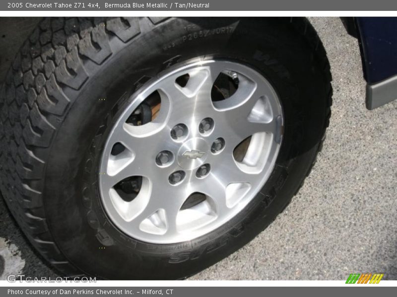 Bermuda Blue Metallic / Tan/Neutral 2005 Chevrolet Tahoe Z71 4x4