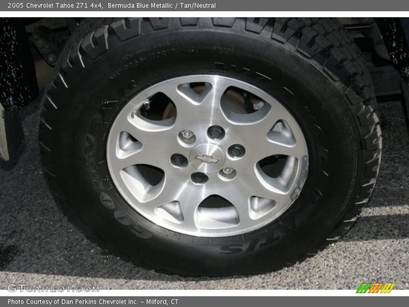 Bermuda Blue Metallic / Tan/Neutral 2005 Chevrolet Tahoe Z71 4x4