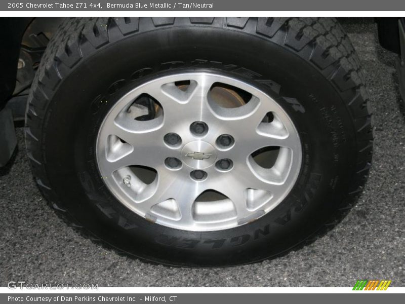 Bermuda Blue Metallic / Tan/Neutral 2005 Chevrolet Tahoe Z71 4x4