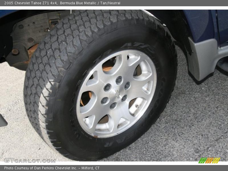 Bermuda Blue Metallic / Tan/Neutral 2005 Chevrolet Tahoe Z71 4x4