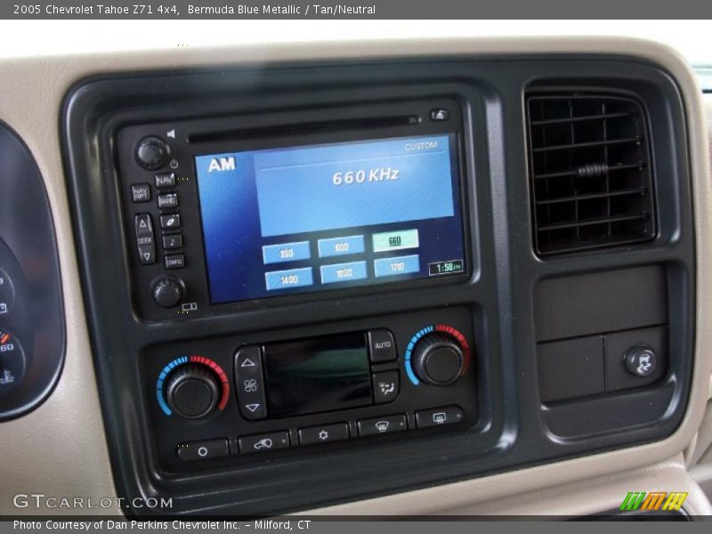 Bermuda Blue Metallic / Tan/Neutral 2005 Chevrolet Tahoe Z71 4x4