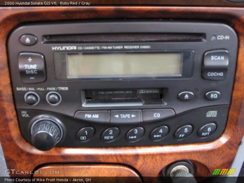 Controls of 2000 Sonata GLS V6