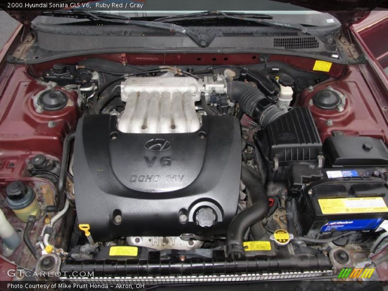  2000 Sonata GLS V6 Engine - 2.5 Liter DOHC 24-Valve V6