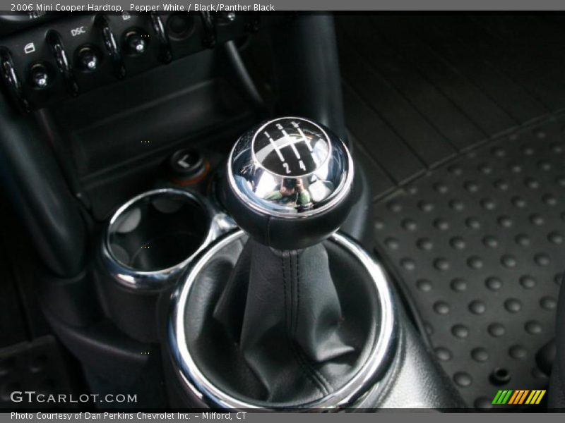 Pepper White / Black/Panther Black 2006 Mini Cooper Hardtop