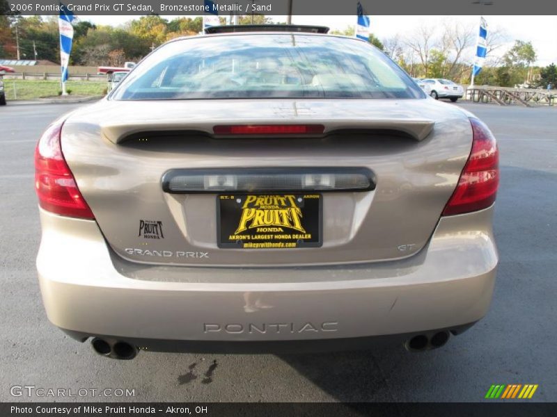 Bronzestone Metallic / Sand 2006 Pontiac Grand Prix GT Sedan