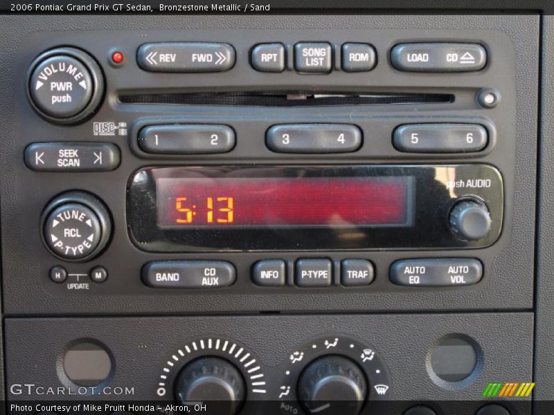 Bronzestone Metallic / Sand 2006 Pontiac Grand Prix GT Sedan