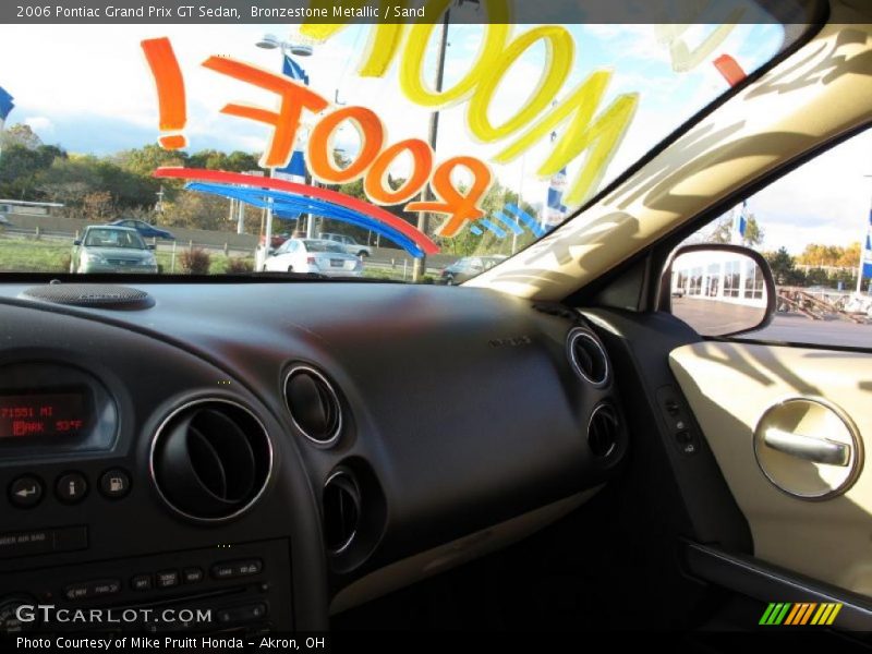 Bronzestone Metallic / Sand 2006 Pontiac Grand Prix GT Sedan