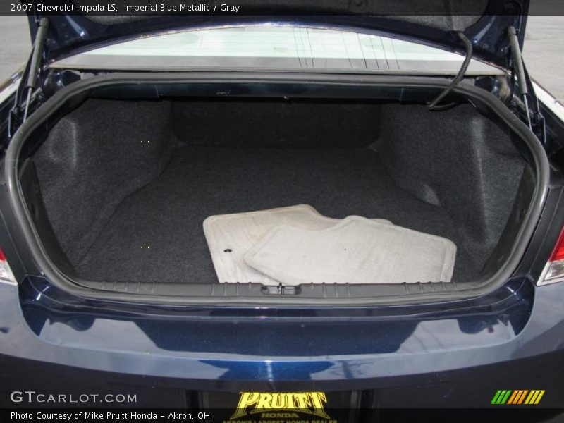 Imperial Blue Metallic / Gray 2007 Chevrolet Impala LS