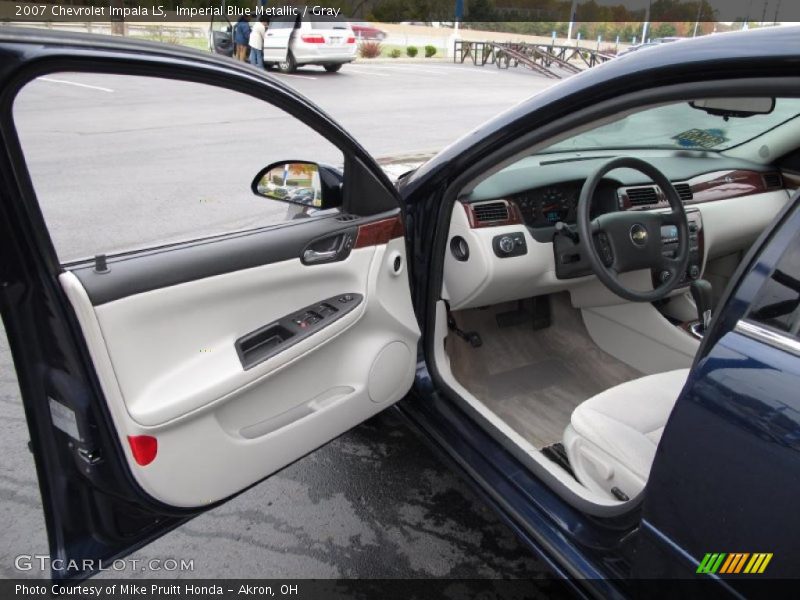 Imperial Blue Metallic / Gray 2007 Chevrolet Impala LS