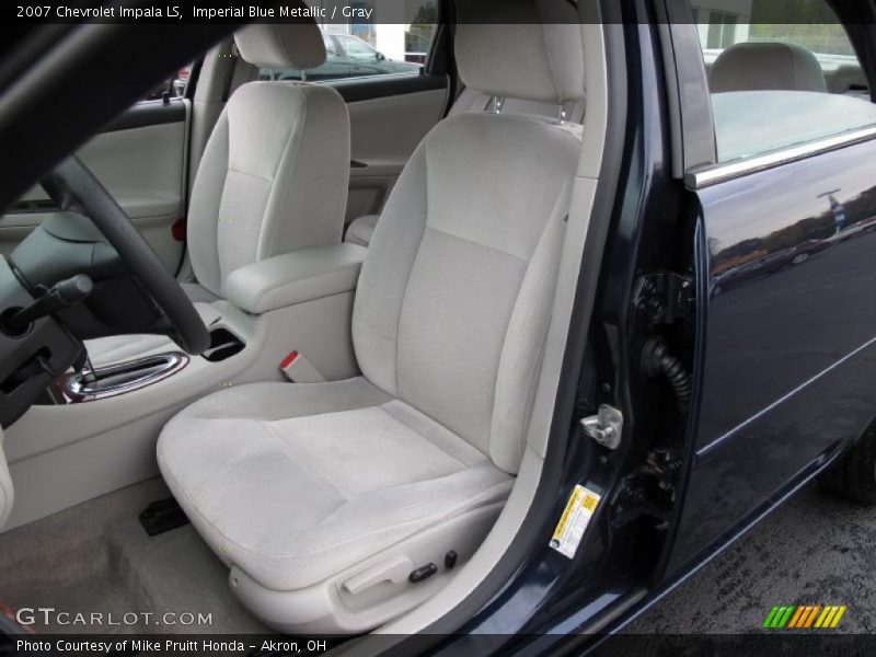 Imperial Blue Metallic / Gray 2007 Chevrolet Impala LS