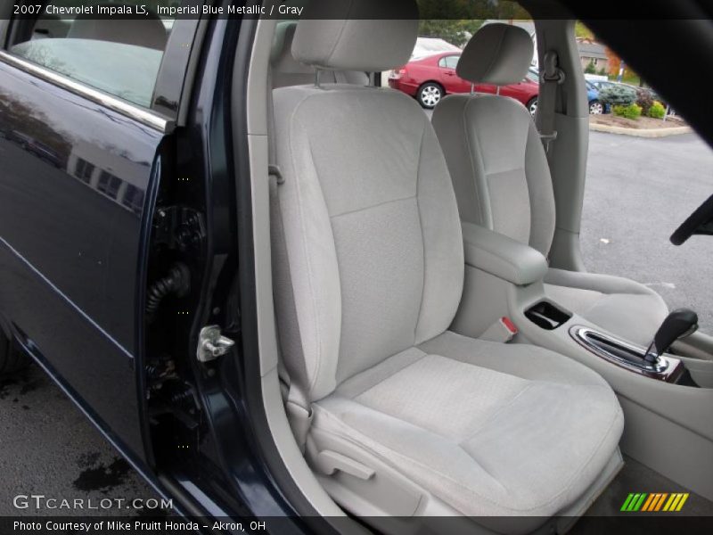 Imperial Blue Metallic / Gray 2007 Chevrolet Impala LS