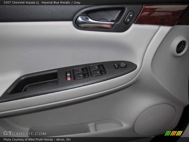 Imperial Blue Metallic / Gray 2007 Chevrolet Impala LS