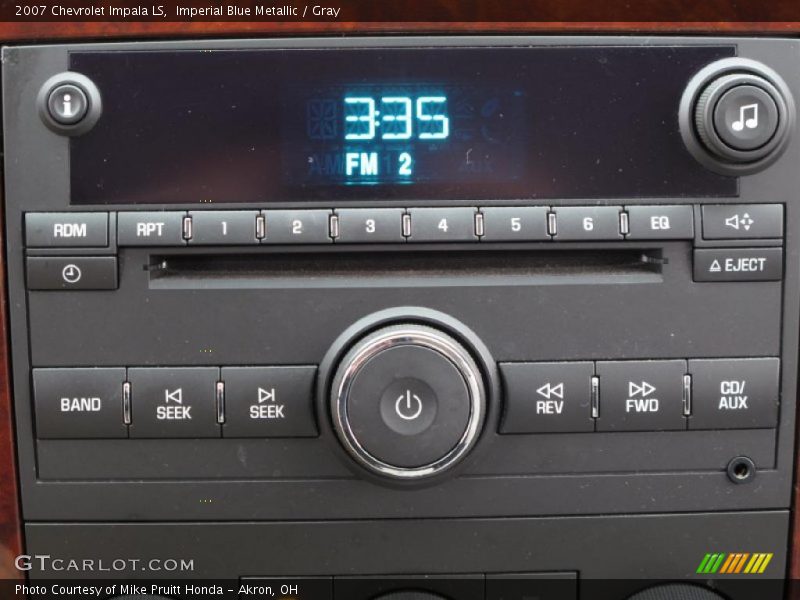 Imperial Blue Metallic / Gray 2007 Chevrolet Impala LS
