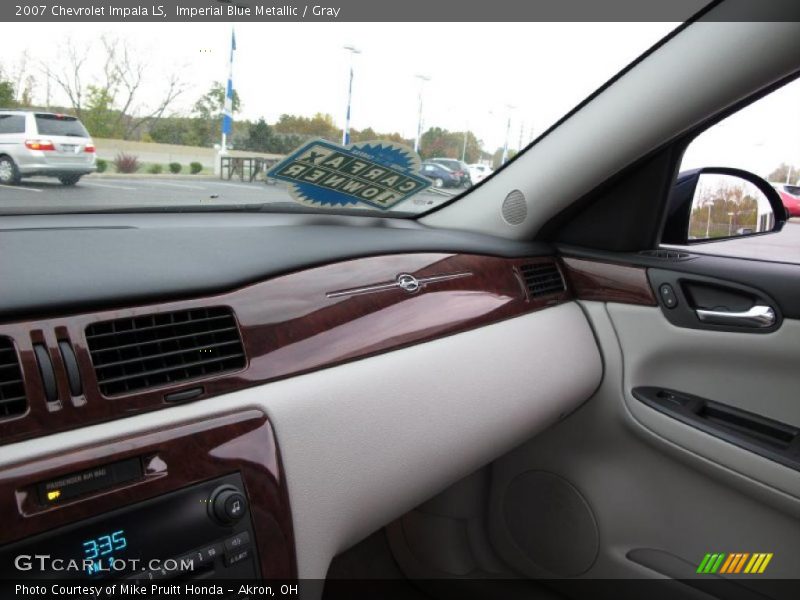Imperial Blue Metallic / Gray 2007 Chevrolet Impala LS