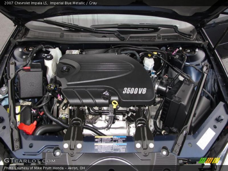 Imperial Blue Metallic / Gray 2007 Chevrolet Impala LS