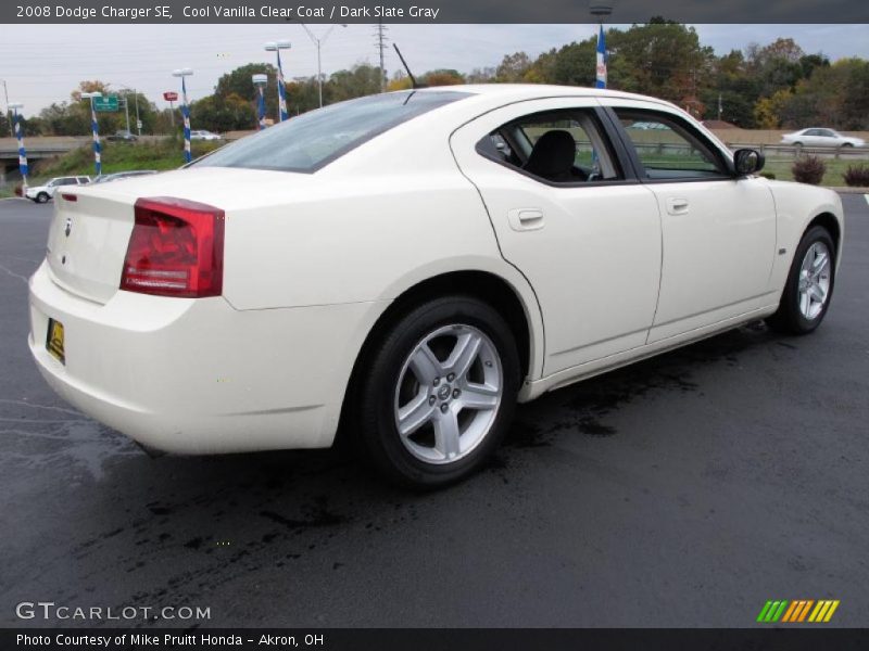 Cool Vanilla Clear Coat / Dark Slate Gray 2008 Dodge Charger SE