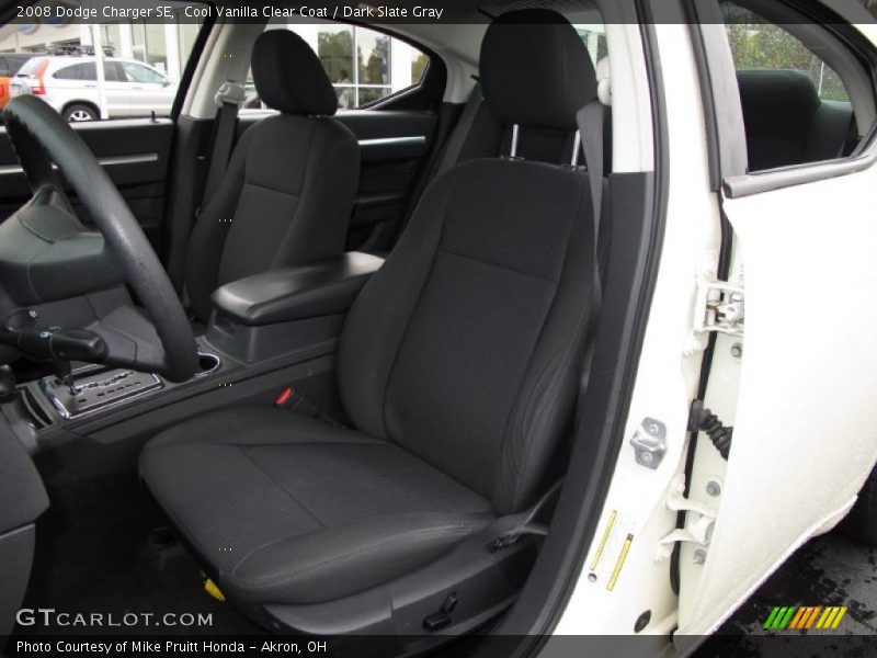 Cool Vanilla Clear Coat / Dark Slate Gray 2008 Dodge Charger SE