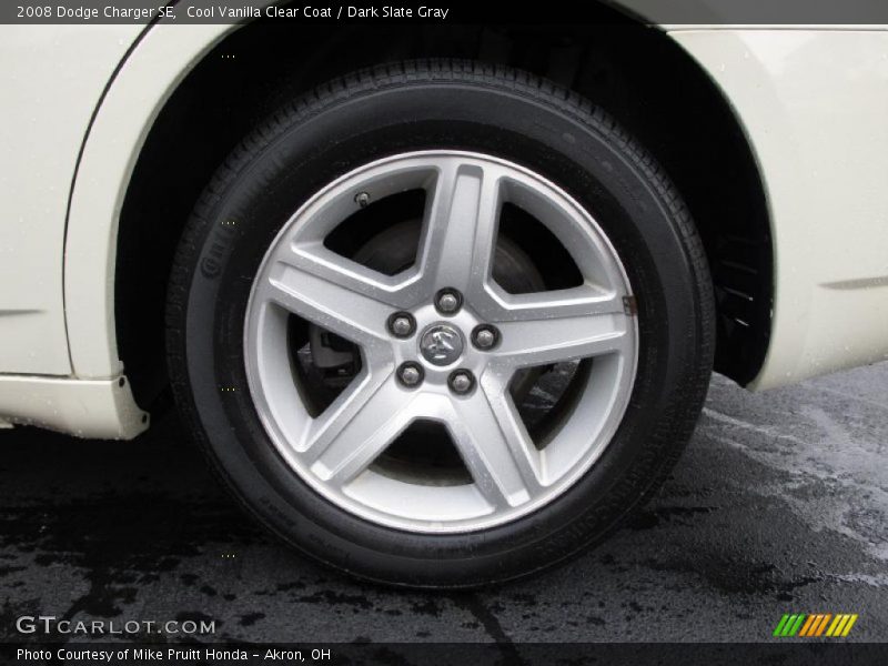 Cool Vanilla Clear Coat / Dark Slate Gray 2008 Dodge Charger SE