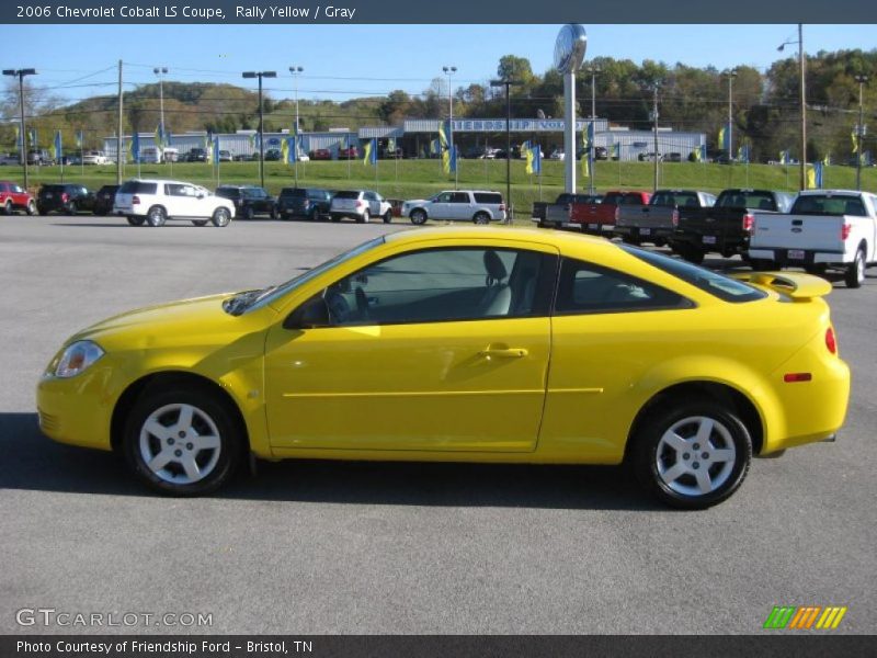 Rally Yellow / Gray 2006 Chevrolet Cobalt LS Coupe