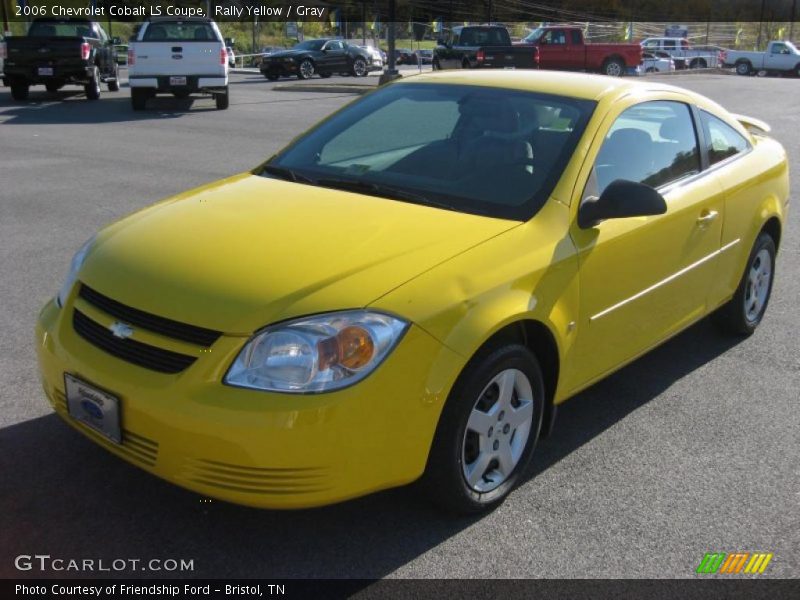 Rally Yellow / Gray 2006 Chevrolet Cobalt LS Coupe