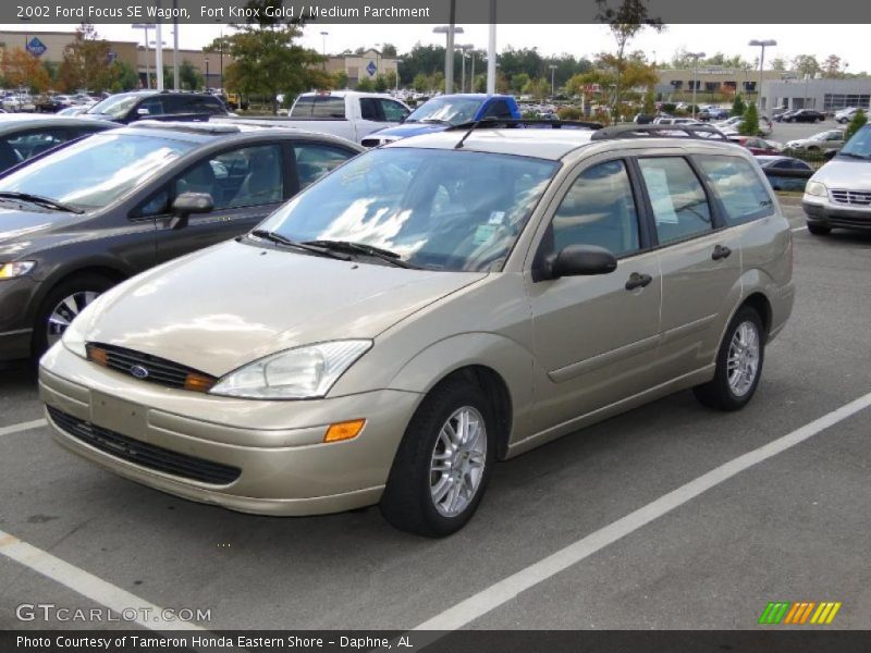 Fort Knox Gold / Medium Parchment 2002 Ford Focus SE Wagon