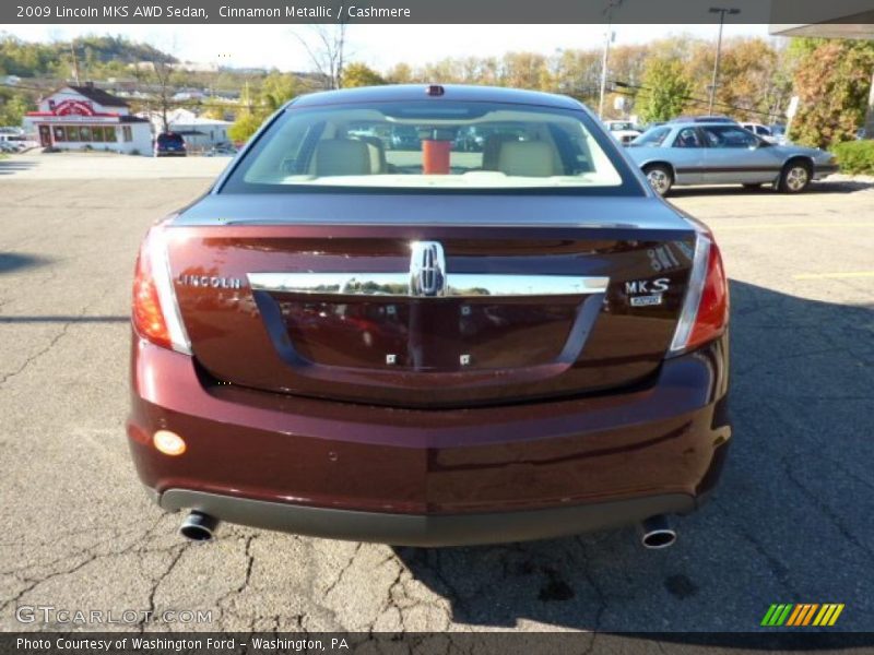 Cinnamon Metallic / Cashmere 2009 Lincoln MKS AWD Sedan