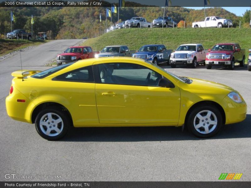Rally Yellow / Gray 2006 Chevrolet Cobalt LS Coupe