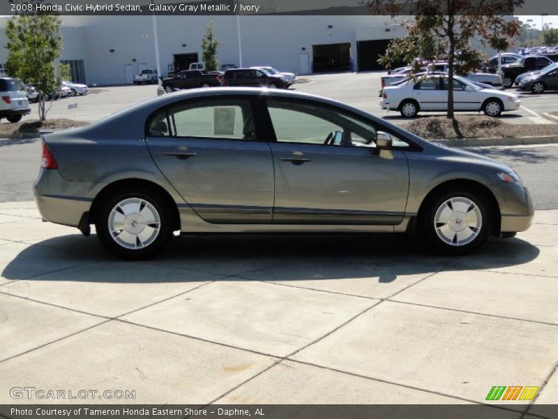 Galaxy Gray Metallic / Ivory 2008 Honda Civic Hybrid Sedan