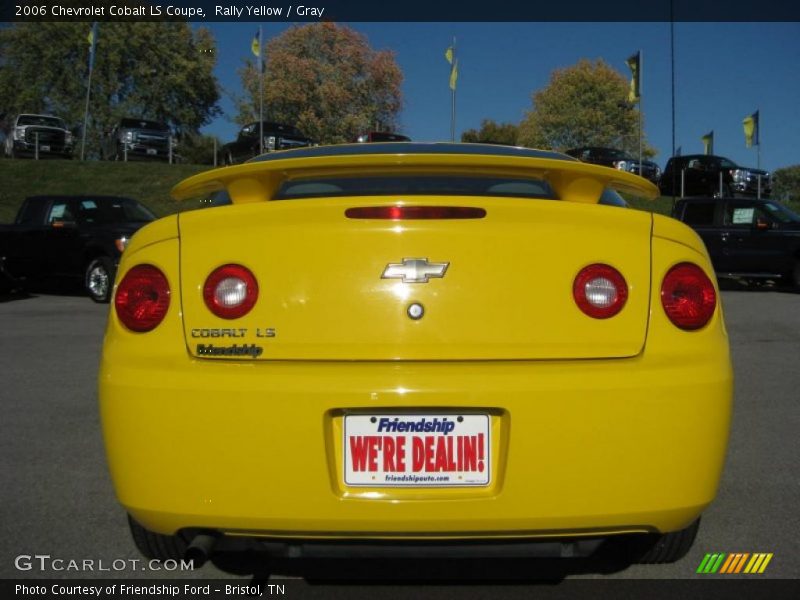 Rally Yellow / Gray 2006 Chevrolet Cobalt LS Coupe