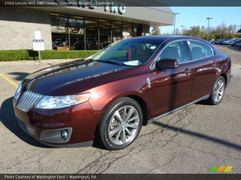 Cinnamon Metallic / Cashmere 2009 Lincoln MKS AWD Sedan