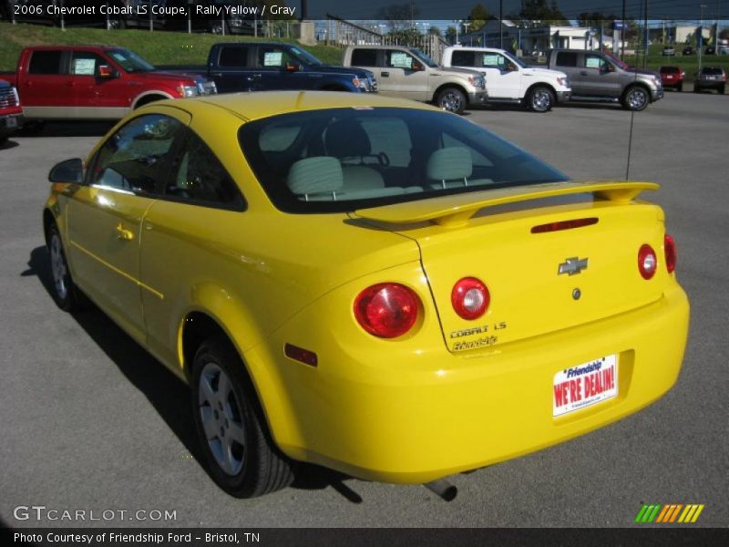 Rally Yellow / Gray 2006 Chevrolet Cobalt LS Coupe