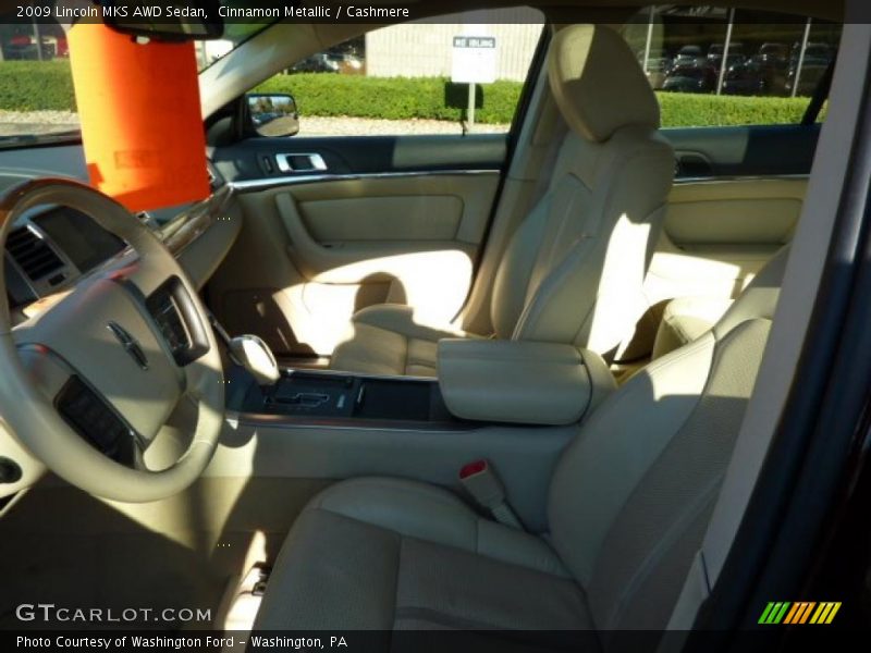 Cinnamon Metallic / Cashmere 2009 Lincoln MKS AWD Sedan