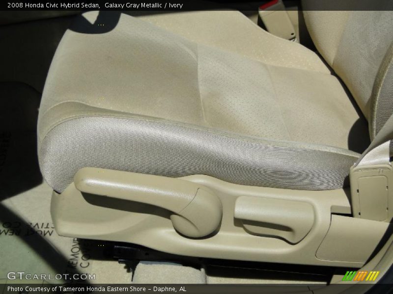 Galaxy Gray Metallic / Ivory 2008 Honda Civic Hybrid Sedan