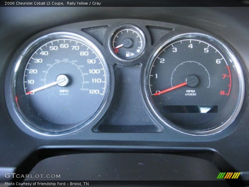 Rally Yellow / Gray 2006 Chevrolet Cobalt LS Coupe