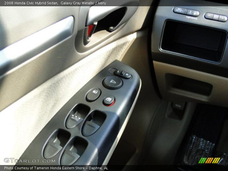 Galaxy Gray Metallic / Ivory 2008 Honda Civic Hybrid Sedan