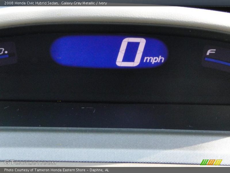 Galaxy Gray Metallic / Ivory 2008 Honda Civic Hybrid Sedan