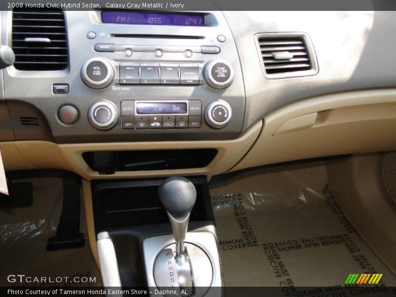 Galaxy Gray Metallic / Ivory 2008 Honda Civic Hybrid Sedan