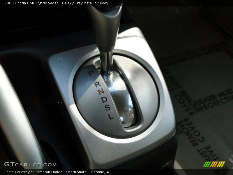 Galaxy Gray Metallic / Ivory 2008 Honda Civic Hybrid Sedan